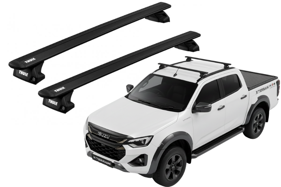 Barras THULE EVO WingBar para camioneta ISUZU D-Max desde 2020 negro