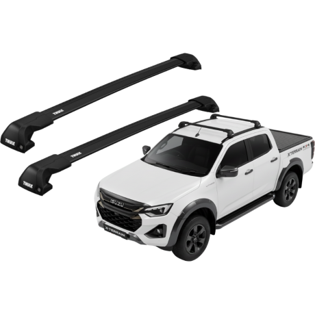 Barras THULE EDGE Flush para camioneta ISUZU D-Max desde 2021 negro