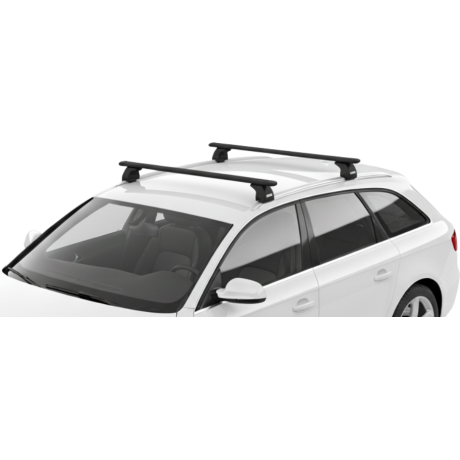 Barras THULE EVO WingBar para autos AUDI A4 Avant 2008 a 2015 negro
