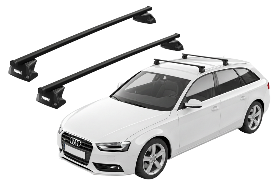 Barras THULE EVO SquareBar para autos AUDI A4 Avant 2008 a 2015