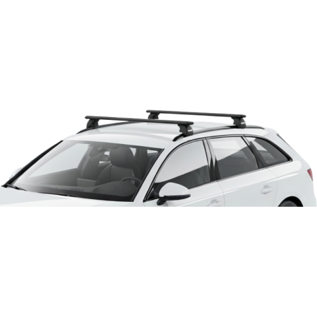 Barras THULE EVO WingBar para autos AUDI A4 Avant desde 2016 negro