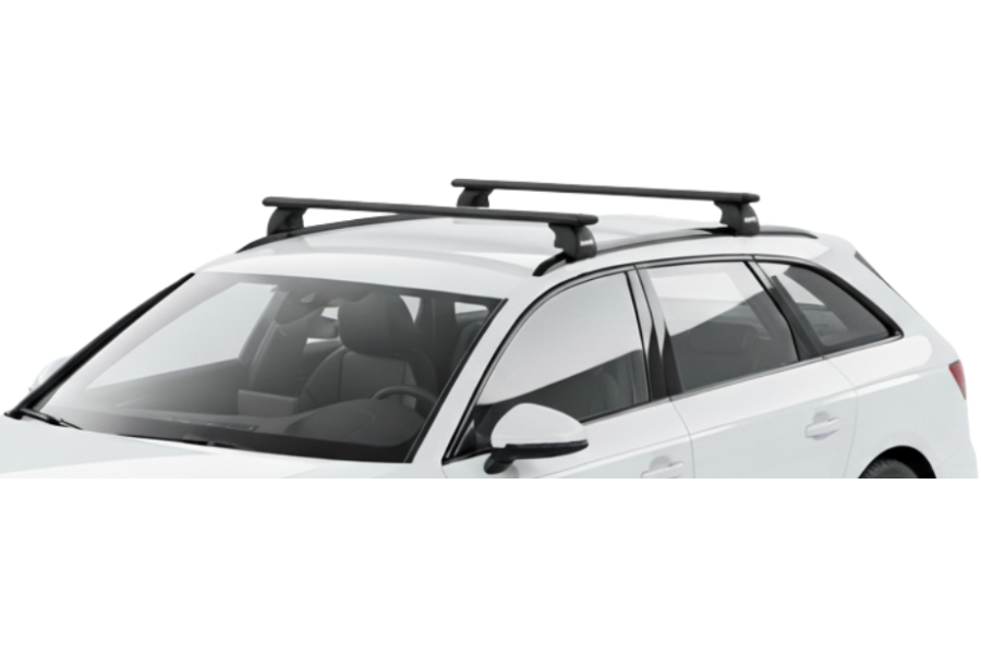 Barras THULE EVO WingBar para autos AUDI A4 Avant desde 2016 negro