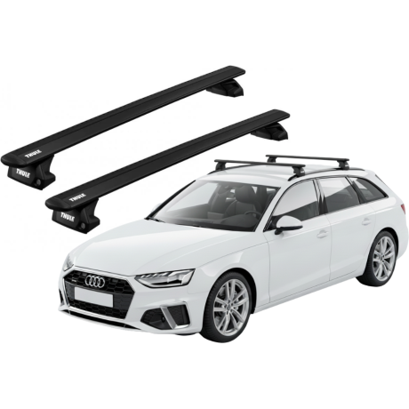 Barras THULE EVO WingBar para autos AUDI A4 Avant desde 2016 negro