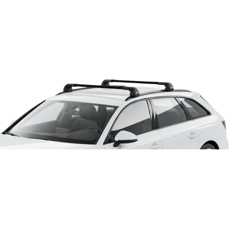 Barras THULE EDGE Flush para autos AUDI A4 Avant desde 2016 negro