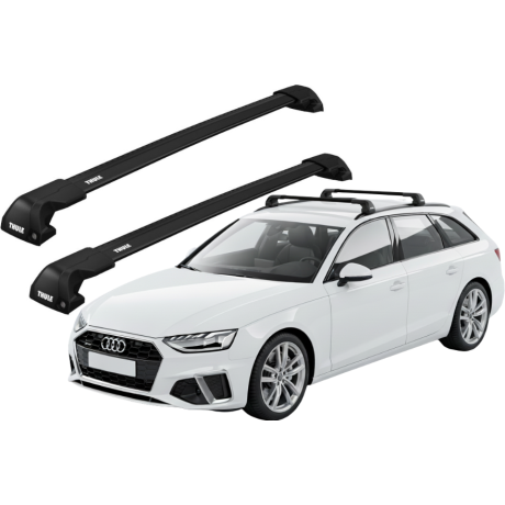 Barras THULE EDGE Flush para autos AUDI A4 Avant desde 2016 negro