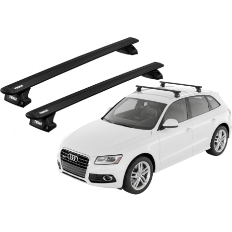 Barras THULE EVO WingBar para autos AUDI Q5 2008 a 2017 negro