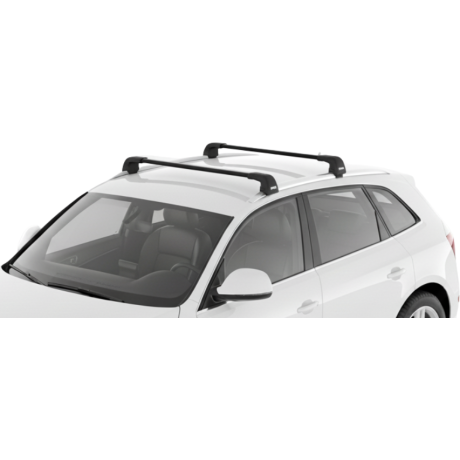 Barras THULE EDGE Flush para autos AUDI Q5 2008 a 2017 negro