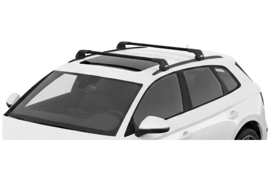 Barras THULE EDGE Flush para autos AUDI Q5 desde 2017 - 2024 negro