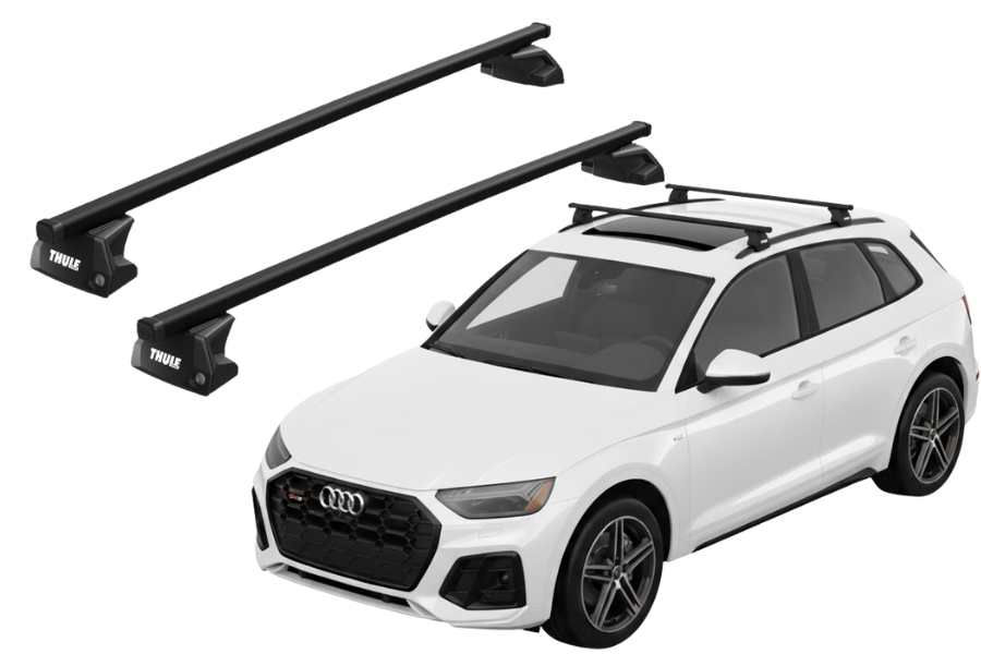 Barras THULE EVO SquareBar para autos AUDI Q5 desde 2017 - 2024