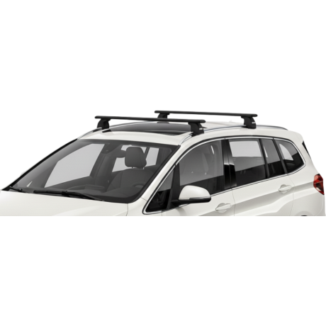Barras THULE EVO WingBar para autos BMW 2-Series Gran Tourer desde 2015 negro