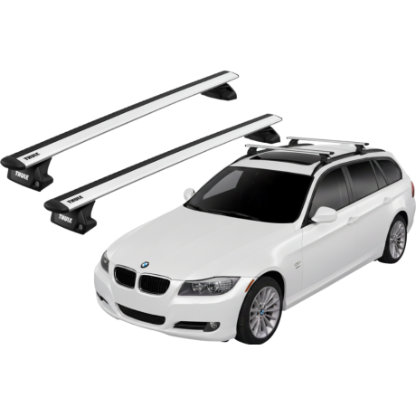 Barras THULE EVO WingBar para autos BMW 3-Series Touring 2010 a 2011