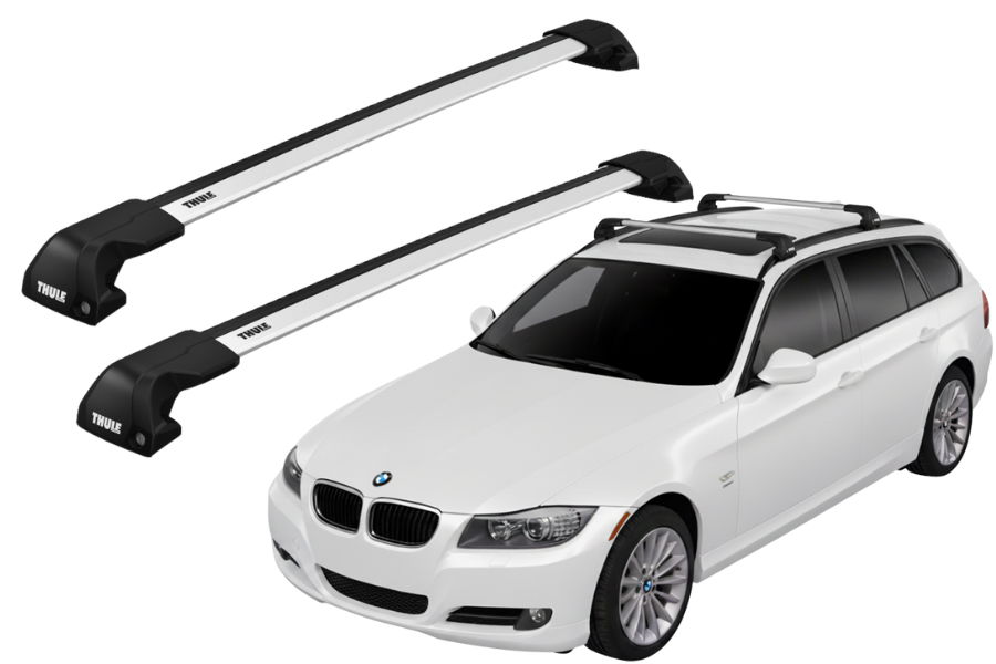 Barras THULE EDGE Flush para autos BMW 3-Series Touring 2010 a 2011