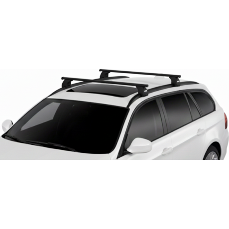 Barras THULE EVO SquareBar para autos BMW 3-Series Touring 2010 a 2011