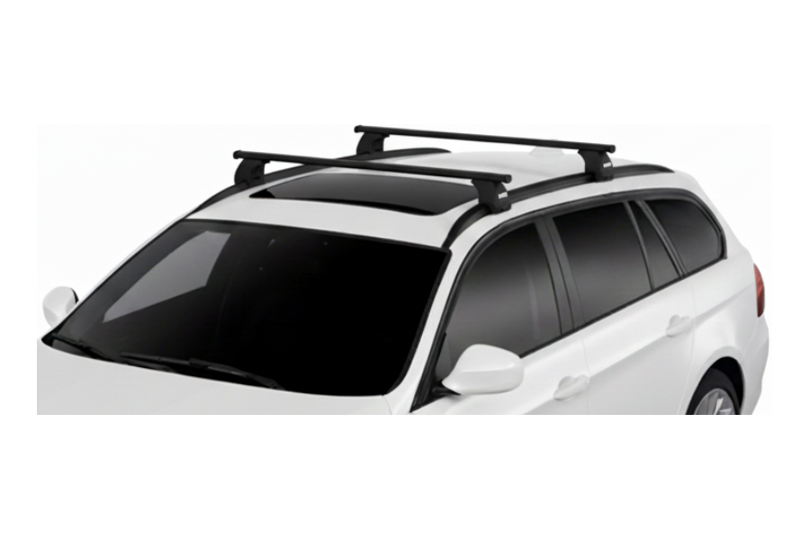 Barras THULE EVO SquareBar para autos BMW 3-Series Touring 2010 a 2011