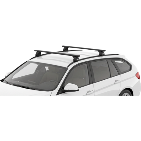 Barras THULE EVO WingBar para autos BMW 3-Series Touring desde 2012 negro