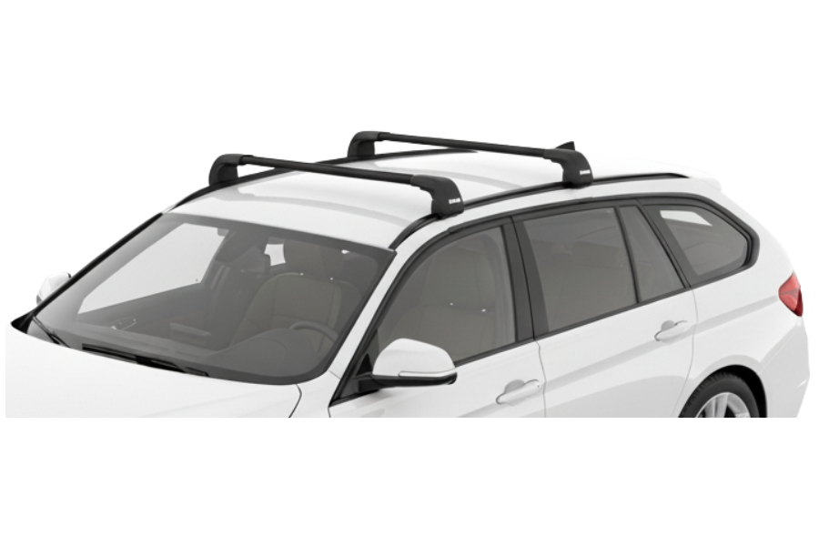 Barras THULE EDGE Flush para autos BMW 3-Series Touring desde 2012 negro