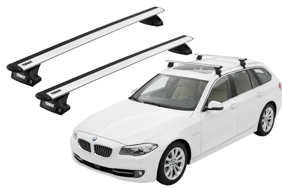 Barras THULE EVO WingBar para autos BMW 5-Series Touring 2010 a 2017