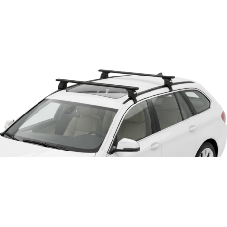 Barras THULE EVO WingBar para autos BMW 5-Series Touring 2010 a 2017 negro