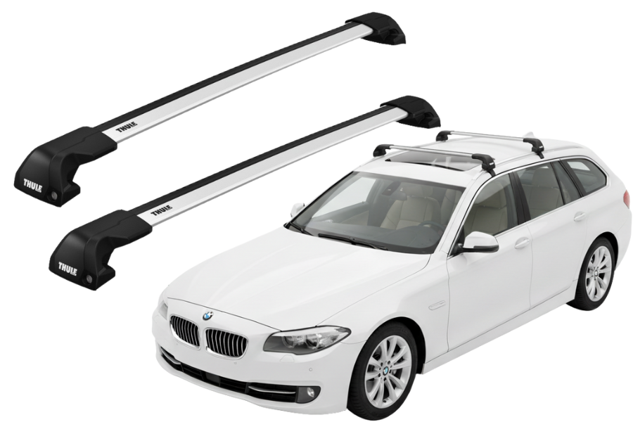 Barras THULE EDGE Flush para autos BMW 5-Series Touring 2010 a 2017