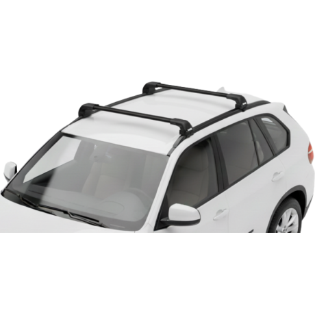 Barras THULE EDGE Flush para autos BMW X5 2007 a 2013 negro