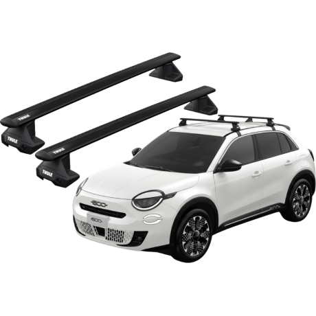 Barras THULE EVO WingBar para autos FIAT 600 desde 2024 negro