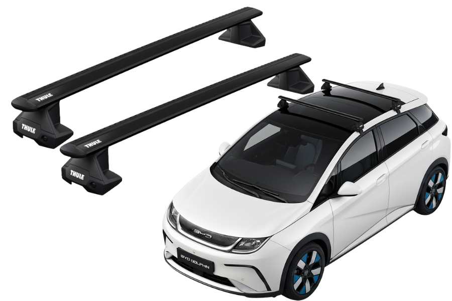 Barras THULE EVO WingBar para autos BYD Dolphin desde 2021 negro