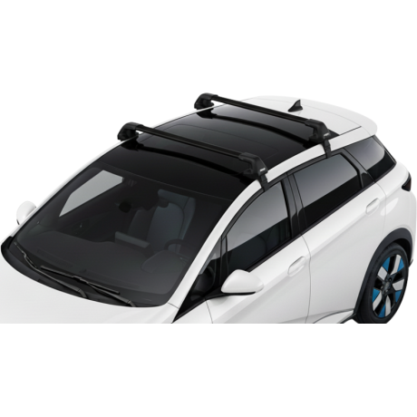 Barras THULE EDGE Flush para autos BYD Dolphin desde 2021 negro