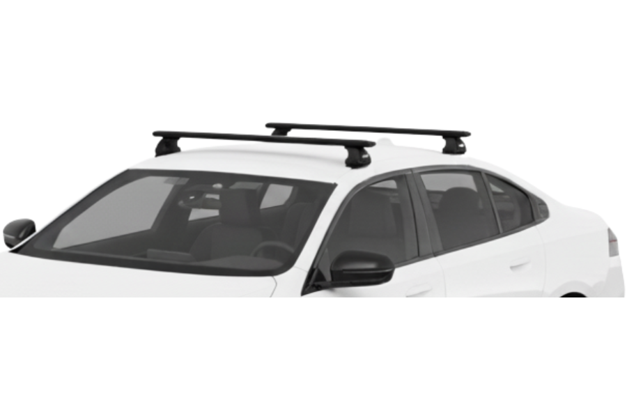 Barras THULE EVO WingBar para autos BMW 5-Series (G60) desde 2024 negro