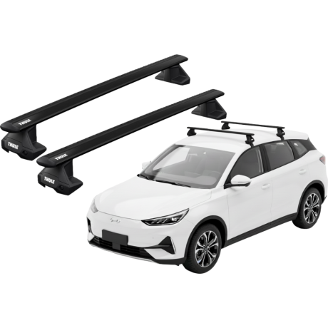Barras THULE EVO WingBar para autos BYD Yuan Plus desde 2022 negro