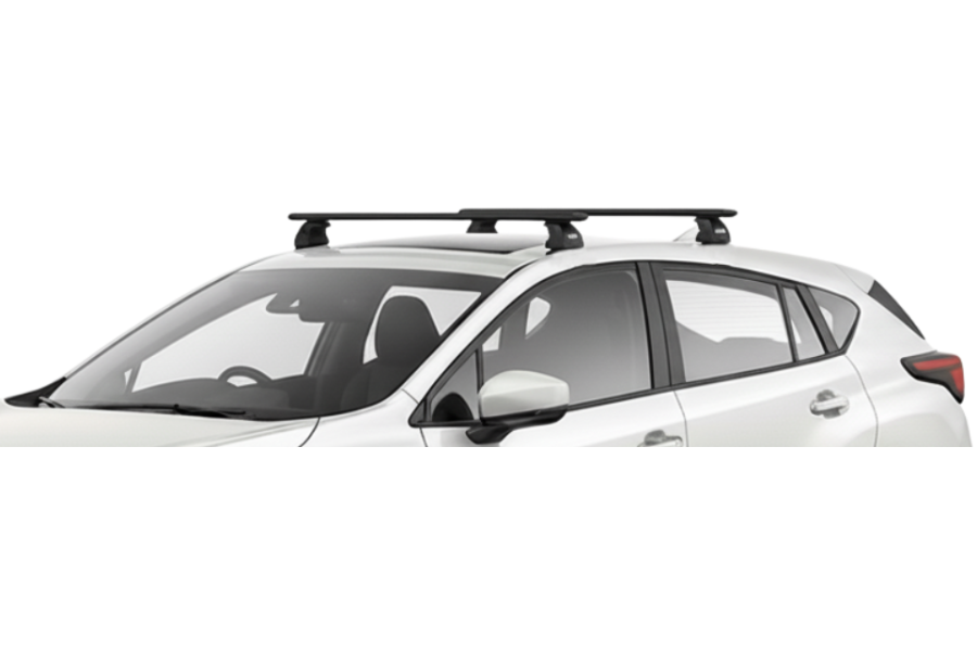 Barras THULE EVO WingBar para autos SUBARU Impreza desde 2023 negro