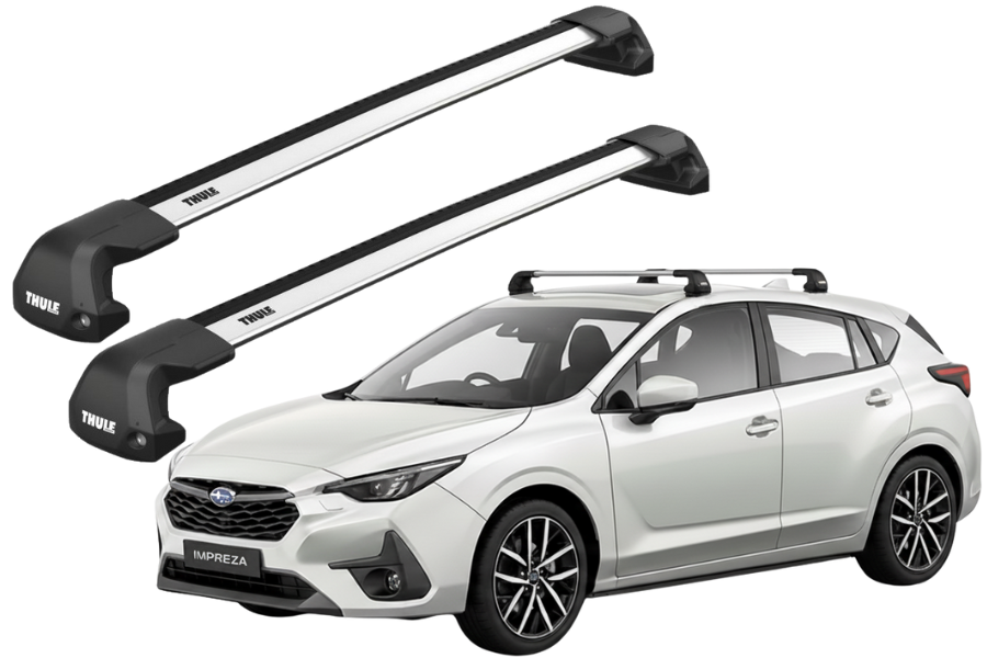 Barras THULE EDGE Flush para autos SUBARU Impreza desde 2023