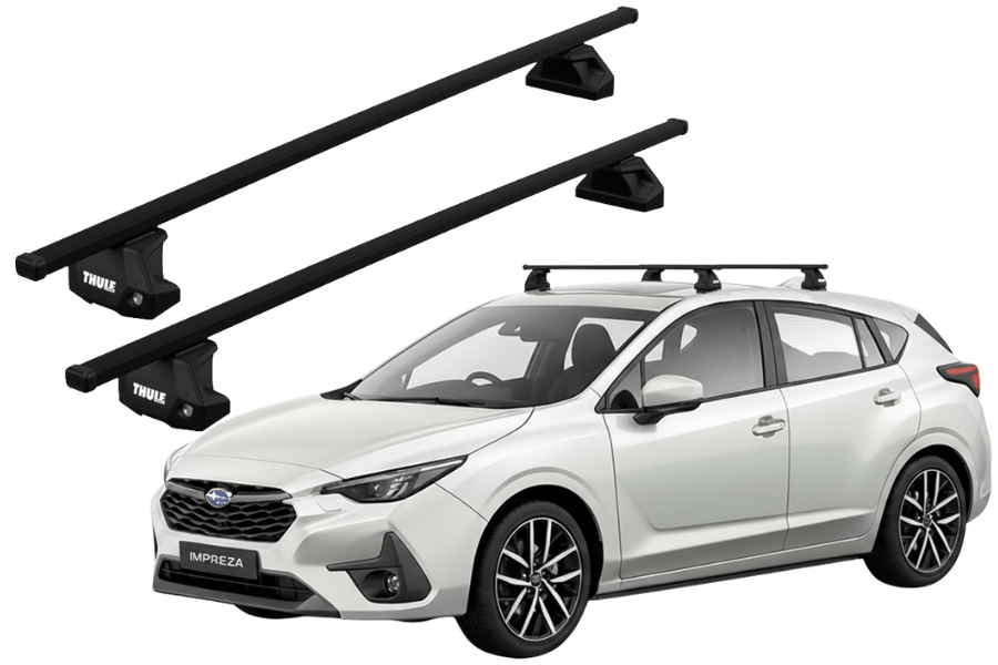 Barras THULE EVO SquareBar para autos SUBARU Impreza desde 2023