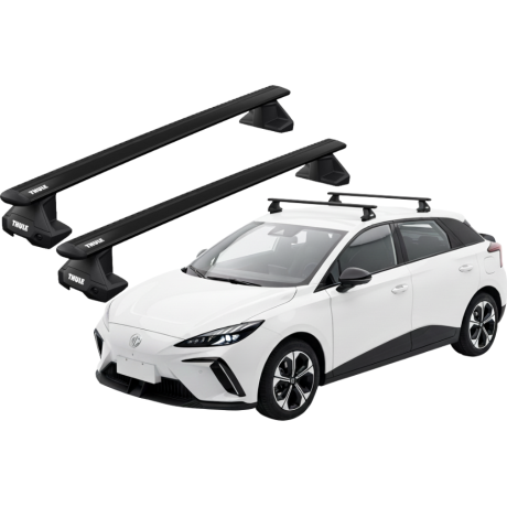 Barras THULE EVO WingBar para autos MG 4 desde 2023 negro