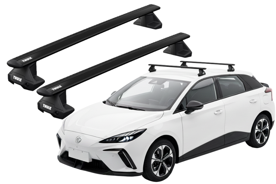 Barras THULE EVO WingBar para autos MG 4 desde 2023 negro