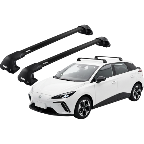 Barras THULE EDGE Flush para autos MG 4 desde 2023 negro