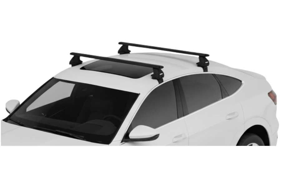 Barras THULE EVO WingBar para autos AUDI Q8 Sportback e-tron desde 2023 negro