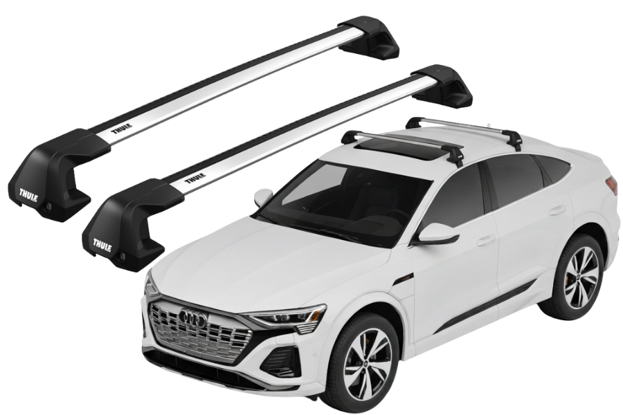Barras THULE EDGE Flush para autos AUDI Q8 Sportback e-tron desde 2023