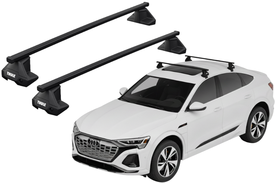 Barras THULE EVO SquareBar para autos AUDI Q8 Sportback e-tron desde 2023
