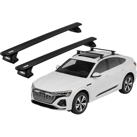 Barras THULE EVO WingBar para autos AUDI Q8 e-tron Sportback desde 2023 negro