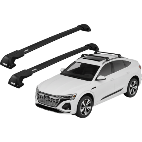 Barras THULE EDGE Flush para autos AUDI Q8 e-tron Sportback desde 2023 negro