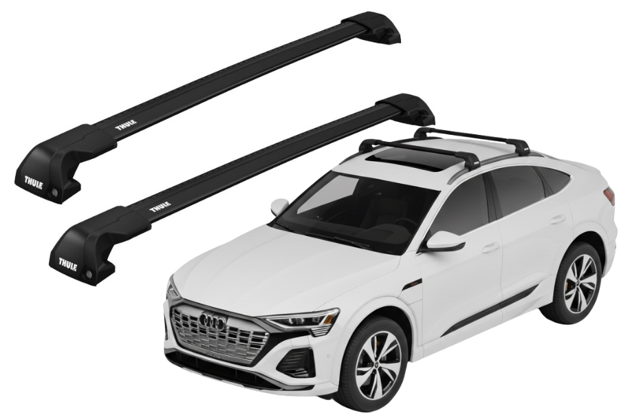 Barras THULE EDGE Flush para autos AUDI Q8 e-tron Sportback desde 2023 negro