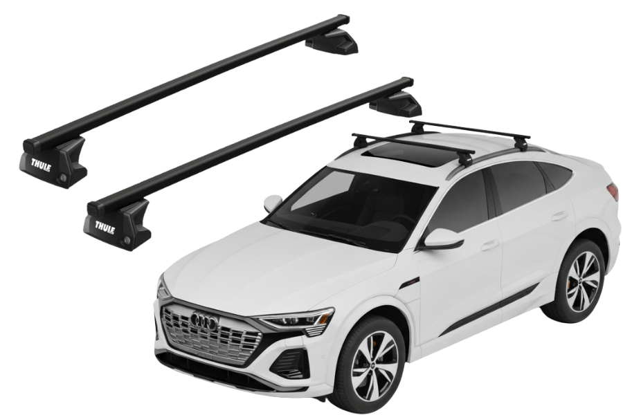 Barras THULE EVO SquareBar para autos AUDI Q8 e-tron Sportback desde 2023