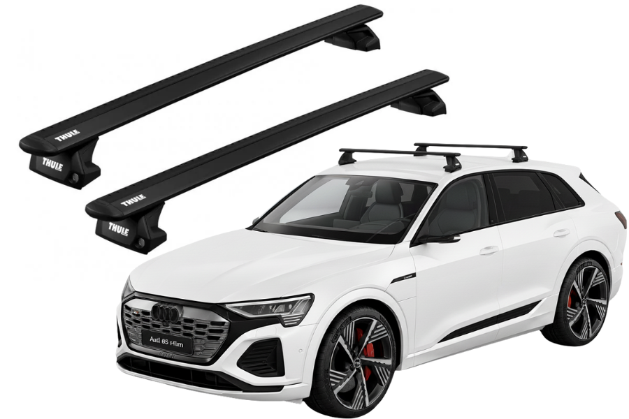 Barras THULE EVO WingBar para autos AUDI Q8 e-tron desde 2023 negro