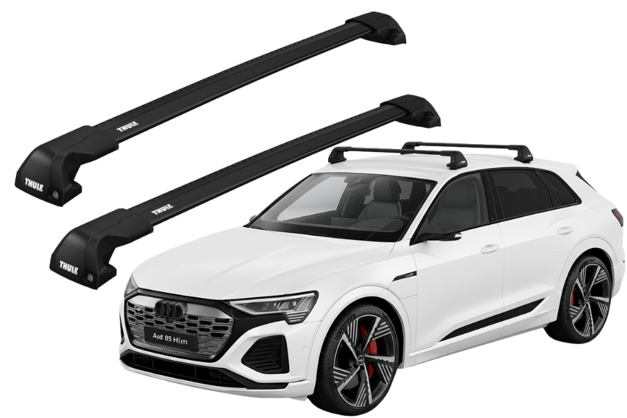 Barras THULE EDGE Flush para autos AUDI Q4 Sportback e-tron desde 2022 negro