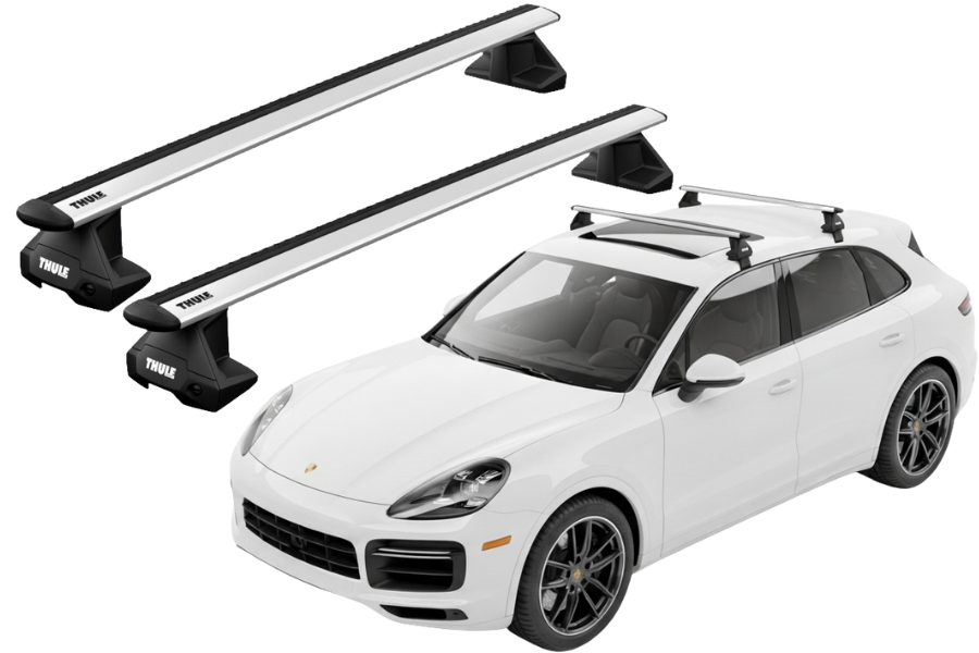 Barras THULE EVO WingBar para autos PORSCHE Cayenne (9YA) desde 2018