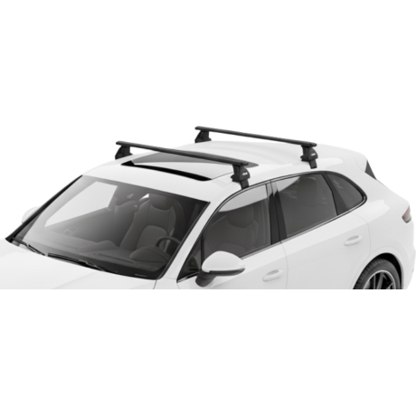 Barras THULE EVO WingBar para autos PORSCHE Cayenne (9YA) desde 2018 negro