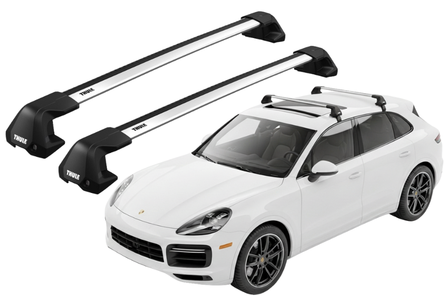 Barras THULE EDGE Flush para autos PORSCHE Cayenne (9YA) desde 2018