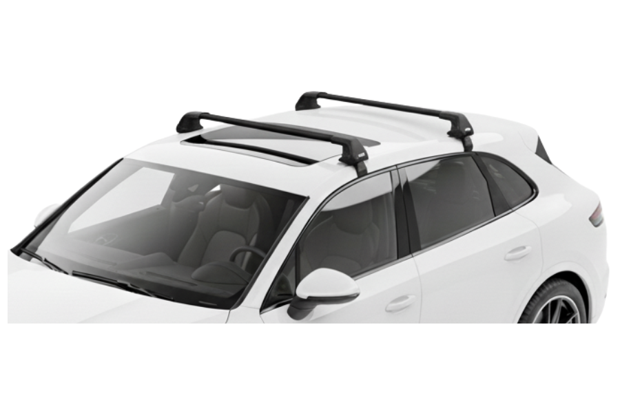 Barras THULE EDGE Flush para autos PORSCHE Cayenne (9YA) desde 2018 negro