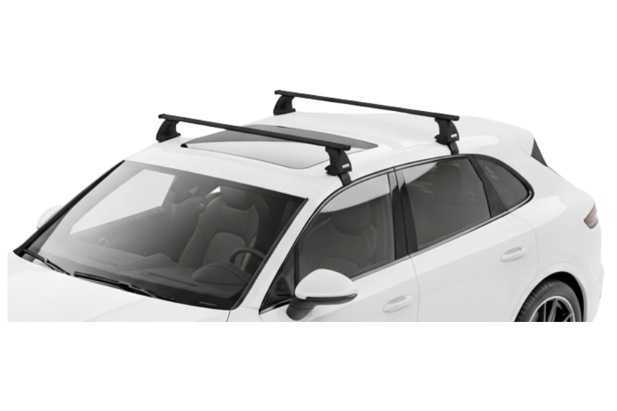 Barras THULE EVO SquareBar para autos PORSCHE Cayenne (9YA) desde 2018