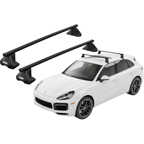 Barras THULE EVO SquareBar para autos PORSCHE Cayenne (9YA) desde 2018